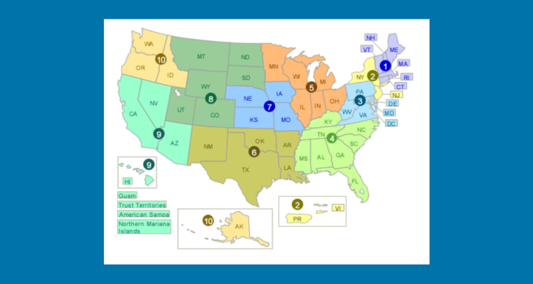 TA Regions Map